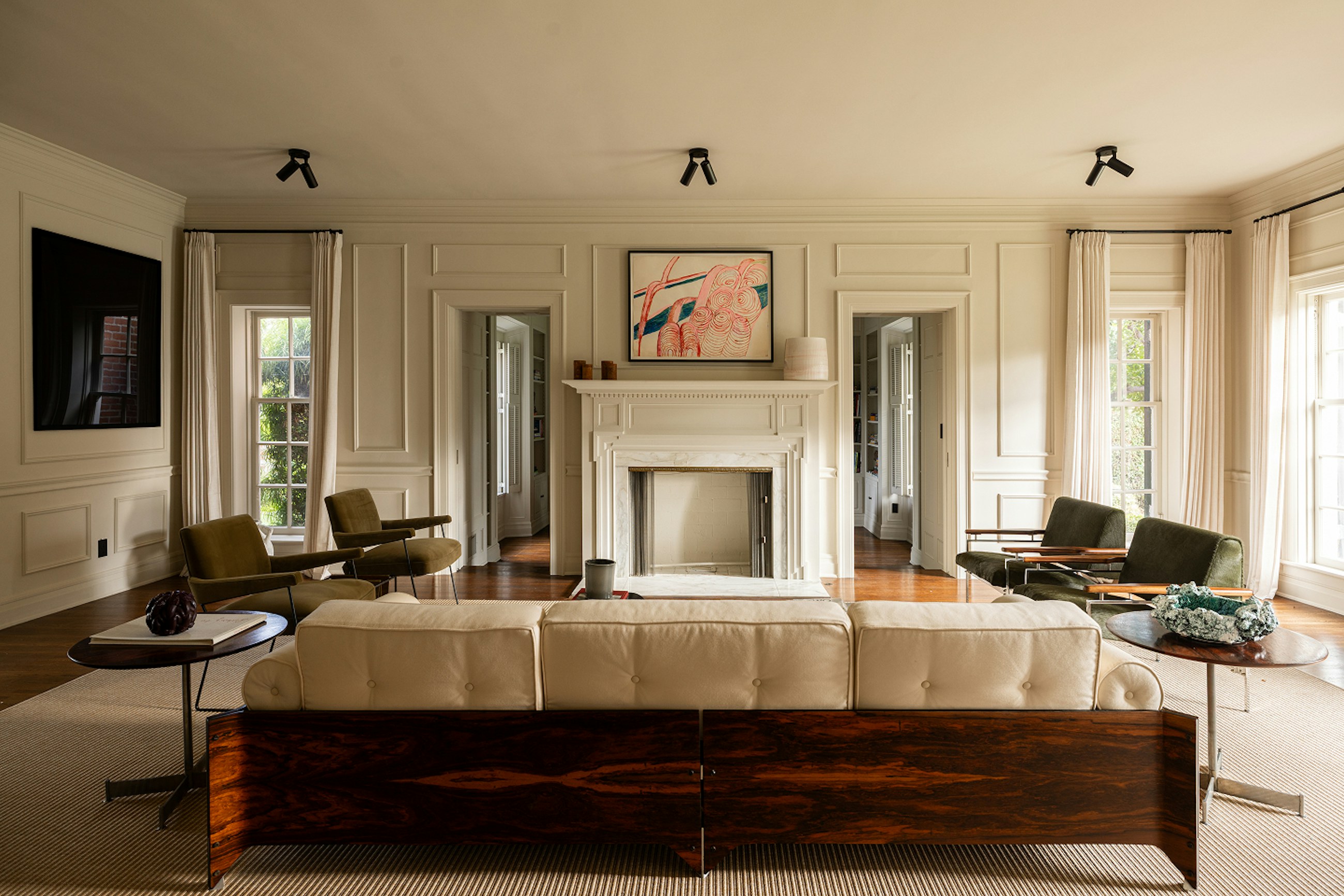 Hancock Park Residence, interior